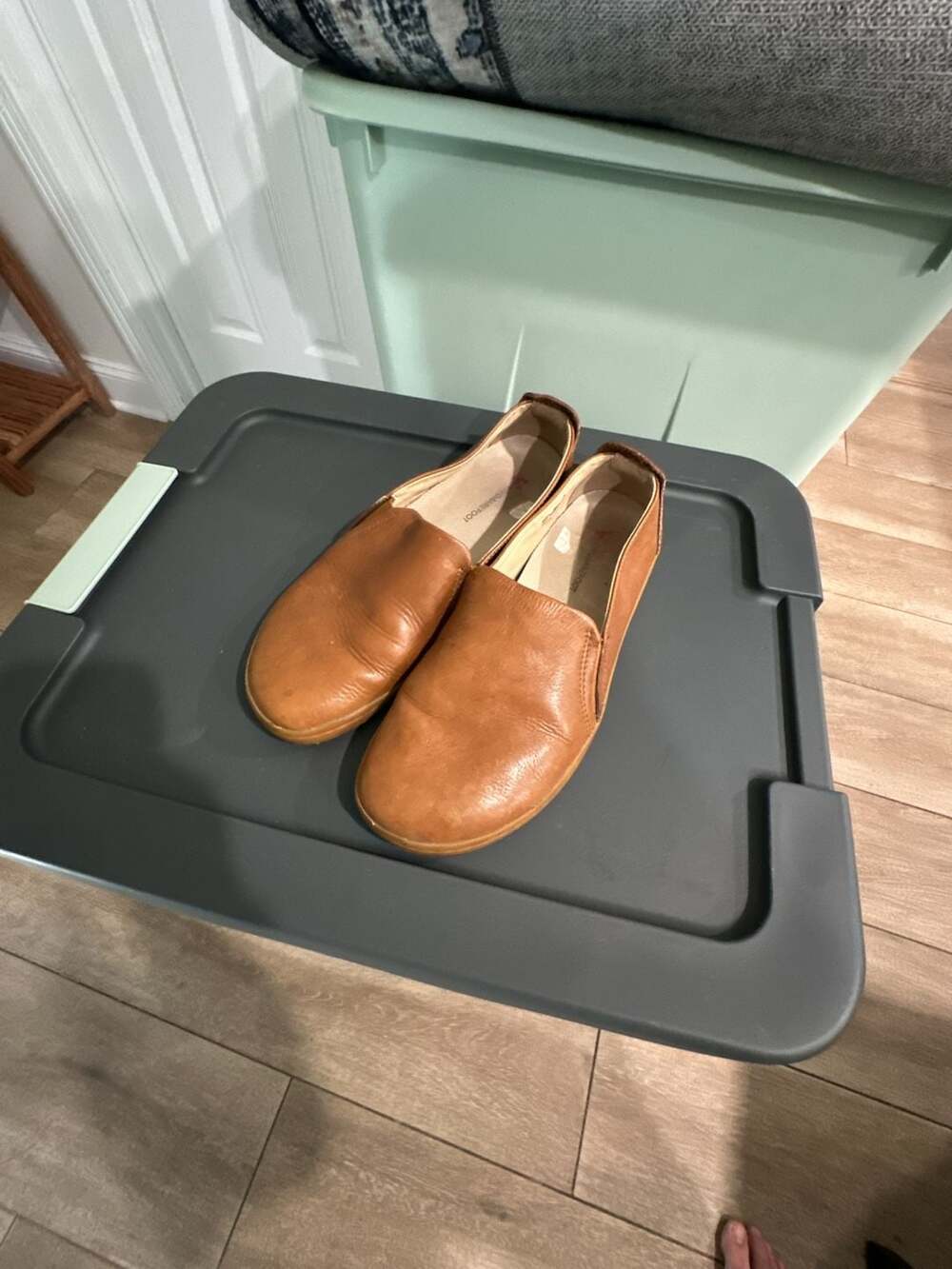 Vivobarefoot Pittards Wild Hide Leather Slip-On Shoes